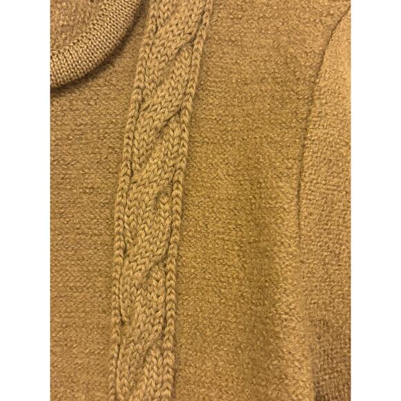 Worthington Brown Cable Knit Cardigan - Picture 4 of 6